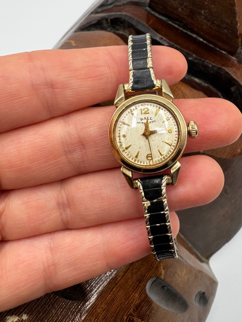 Vintage BALL Automatic Watch 10k Gold Filled -L&K RARE Swiss Mechanical Ladies